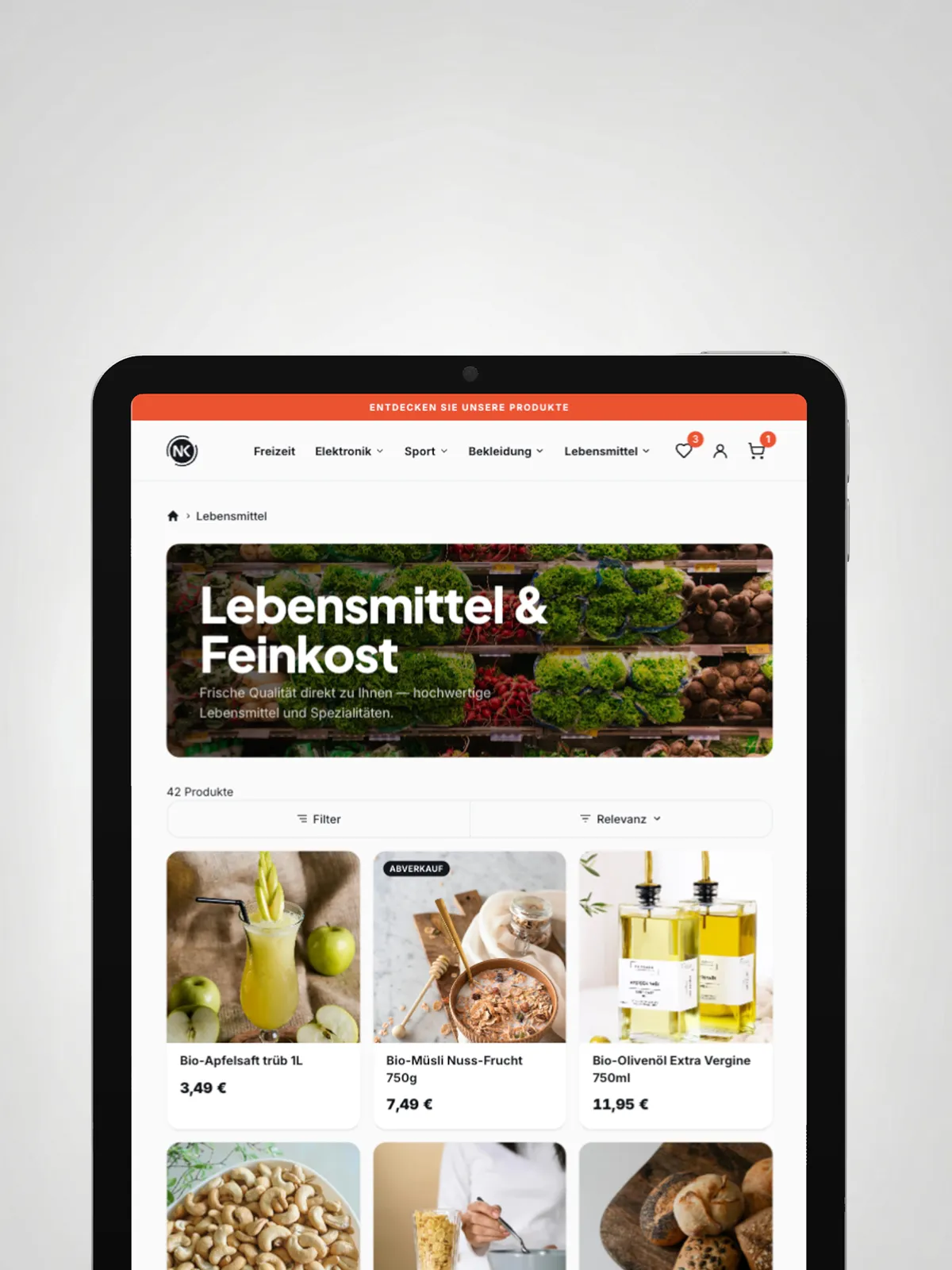 Headless-Frontend startklar auf mehreren Endgeräten