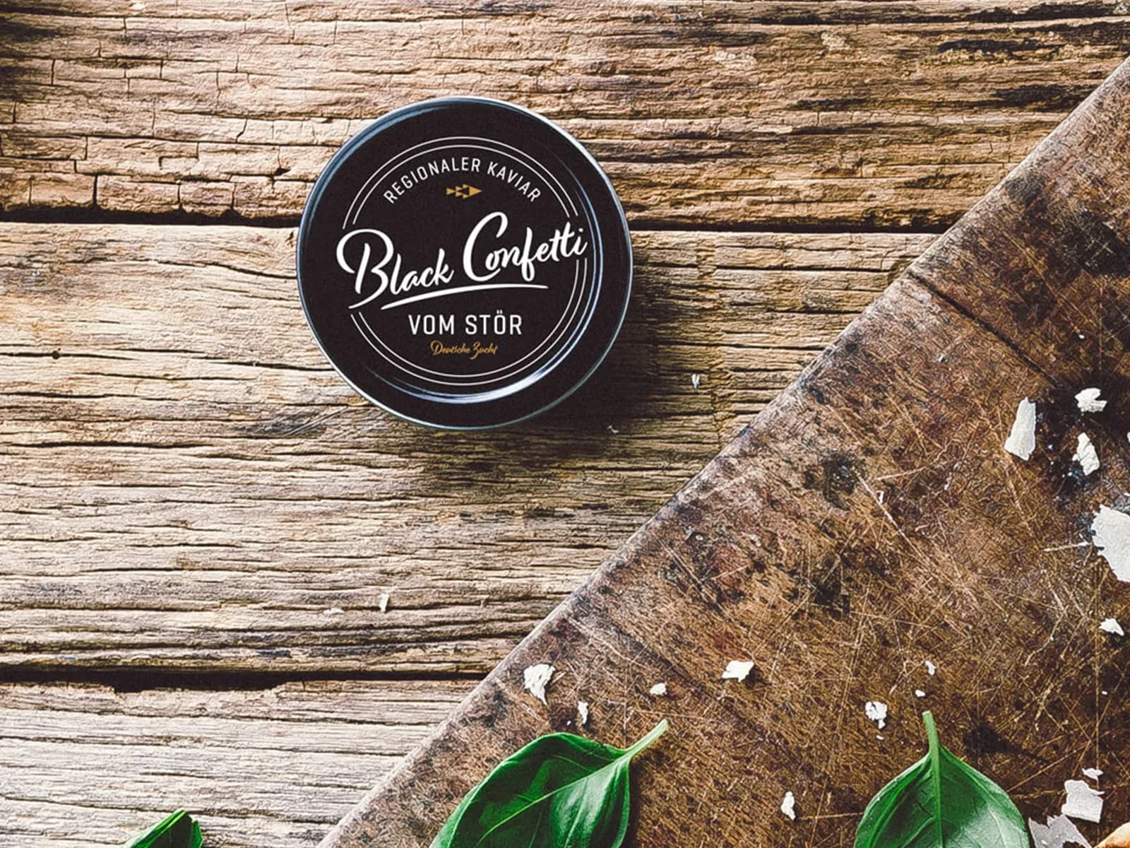 Black Confetti – Package-Design