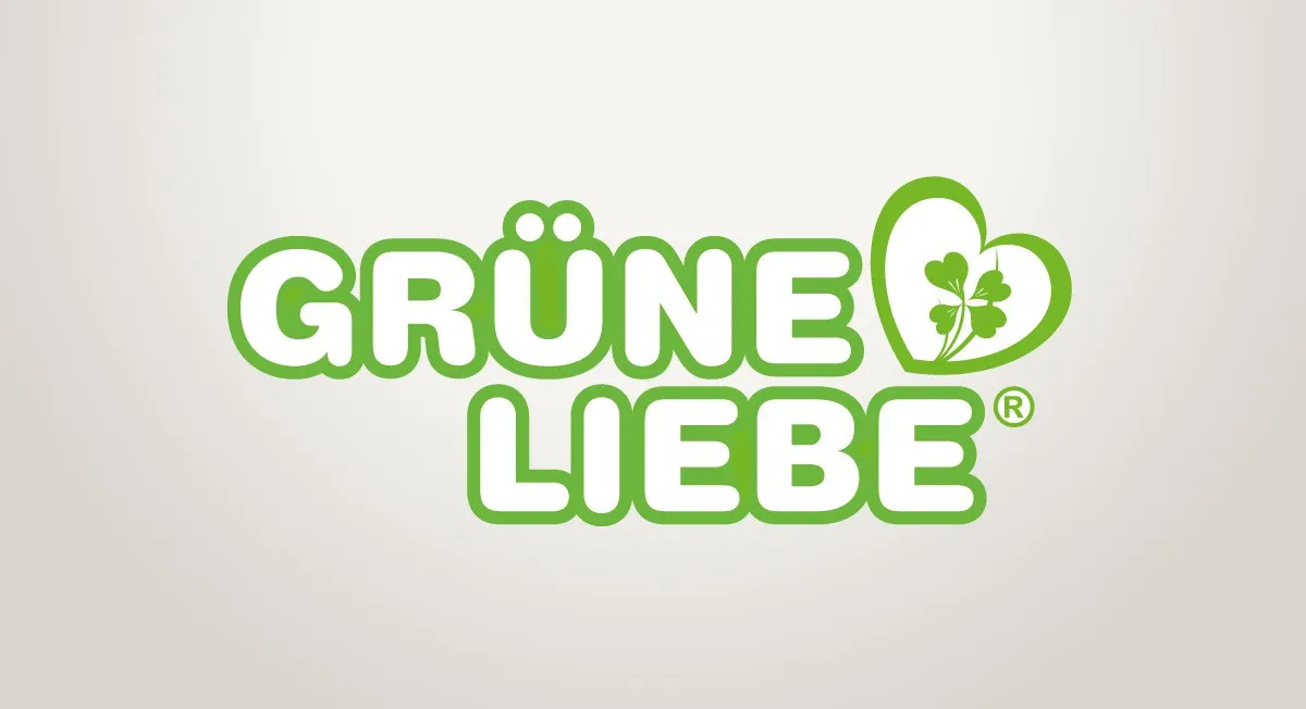 Grüne Liebe Logo und Markenbild