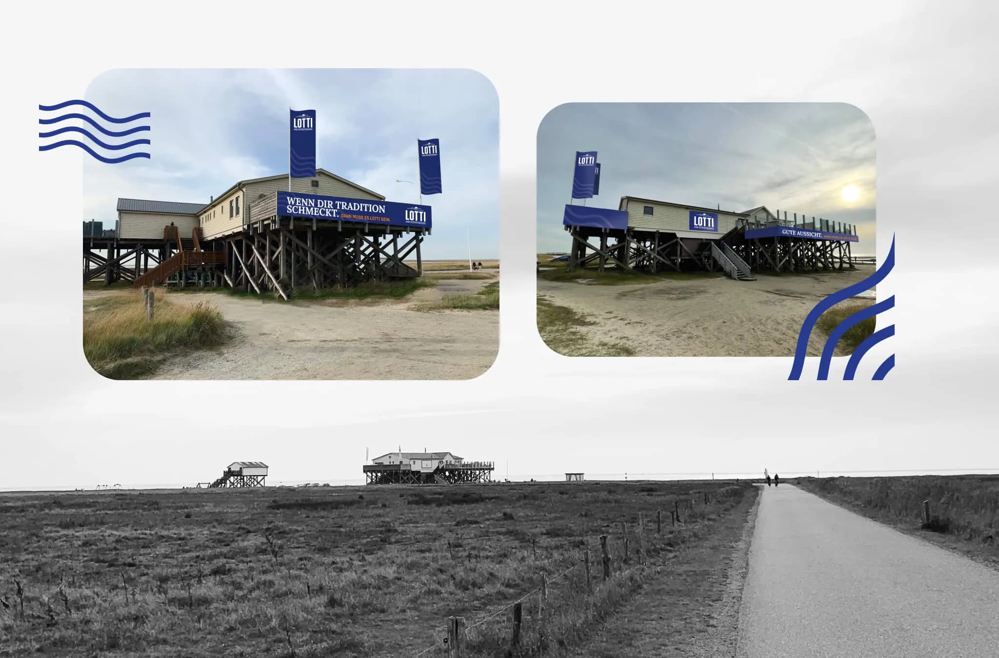 Lotti am Südstrand – Pfahlbaurestaurant an der Nordsee