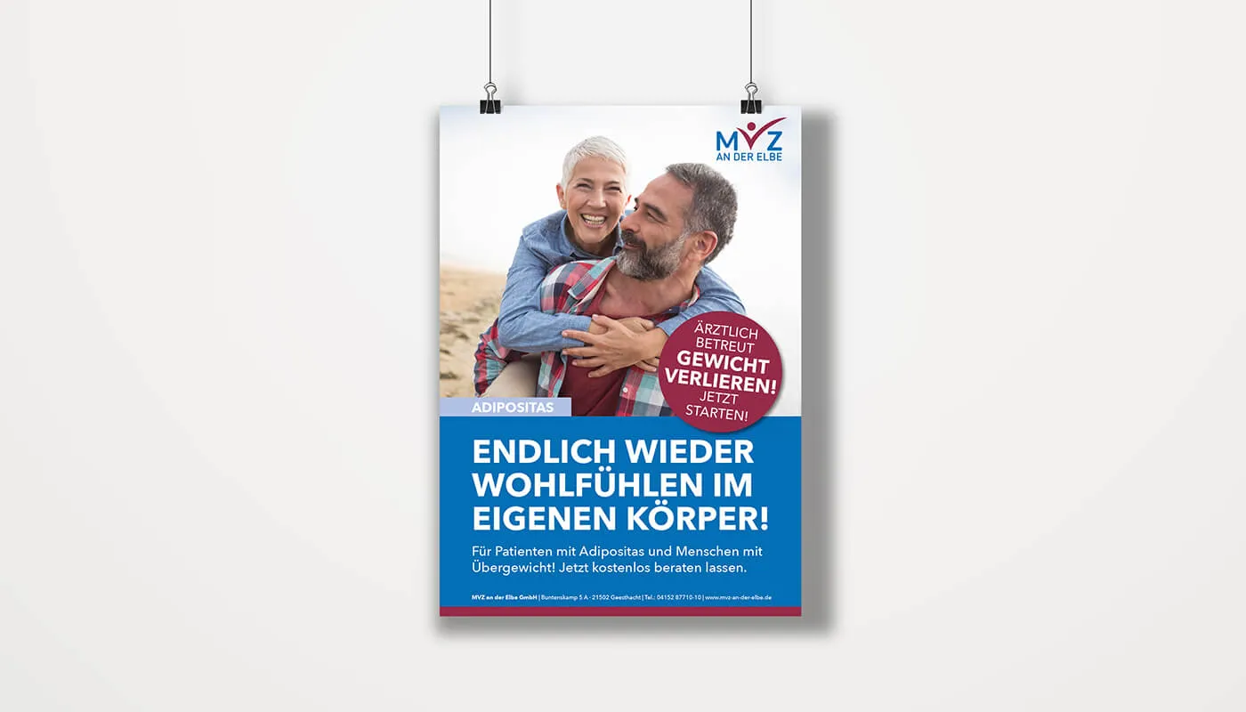 MVZ an der Elbe Kampagnen-Plakat
