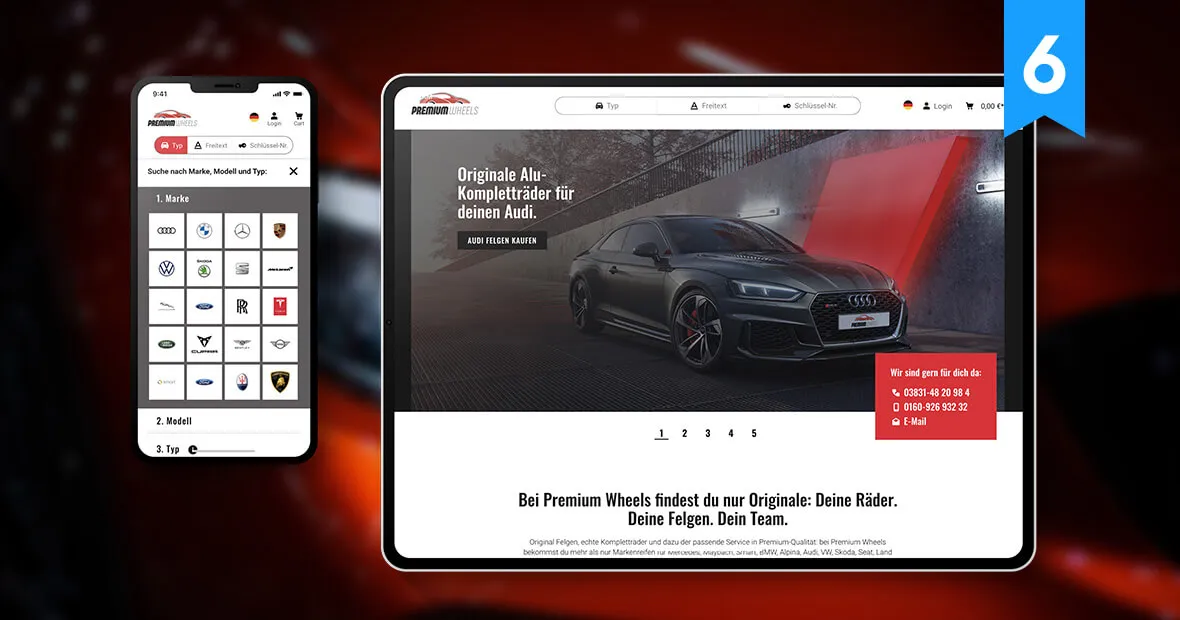 PremiumWheels – Shop-Überblick