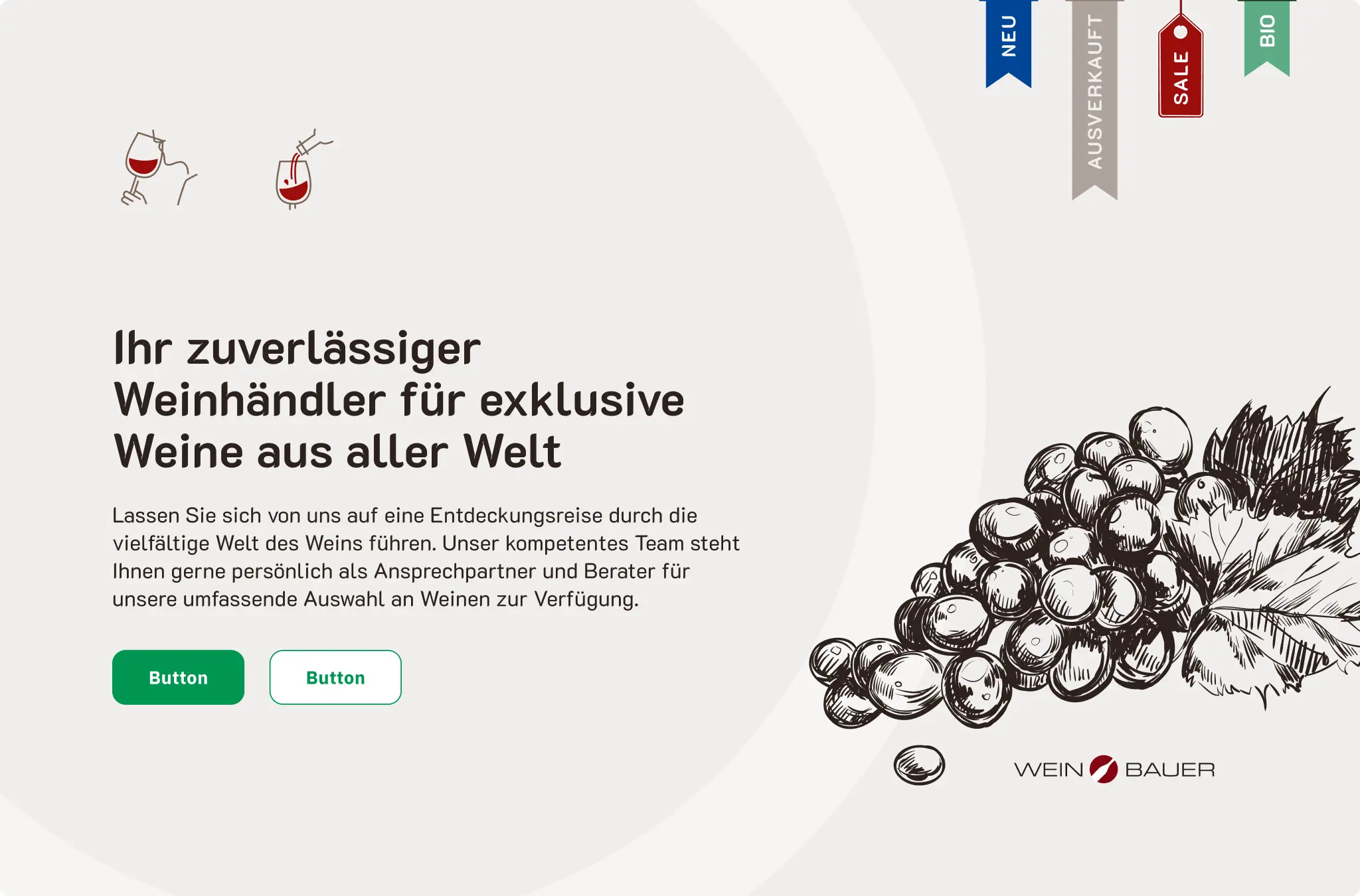 Wein-Bauer Markenlayout
