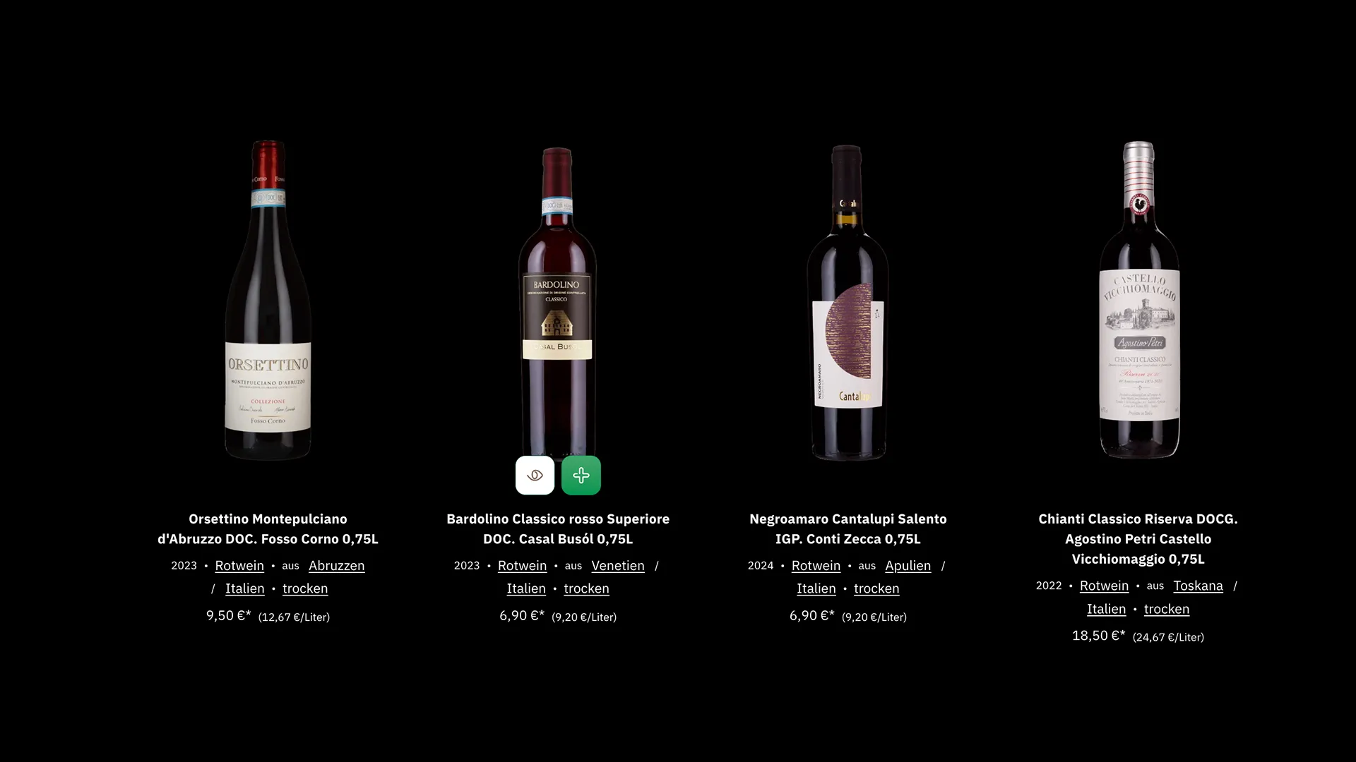 Weinwelt nach Sorte