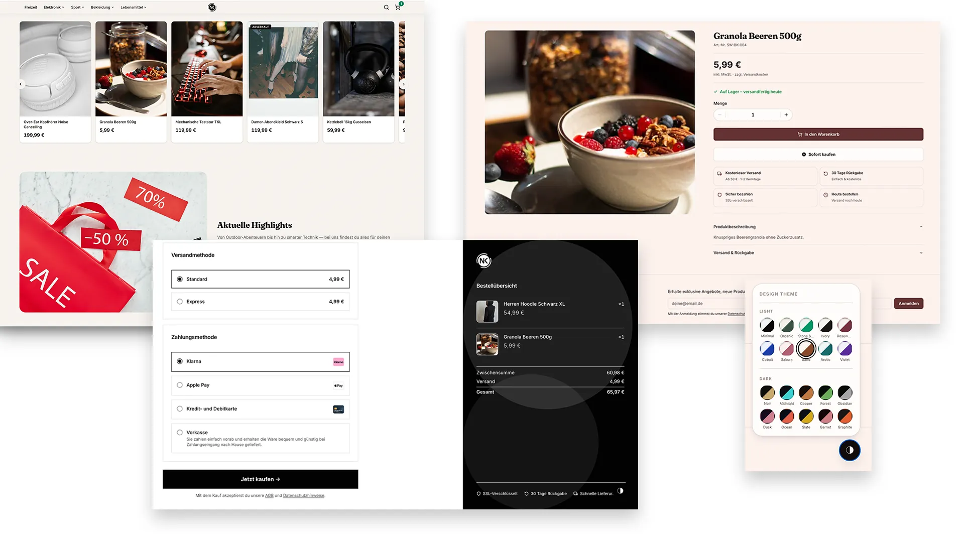 Headless Shopware 6 – Next.js Frontend Vorschau
