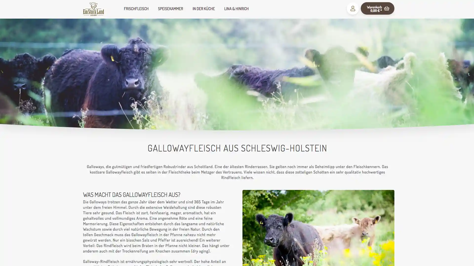 Galloway Digital – EinStückLand, Food