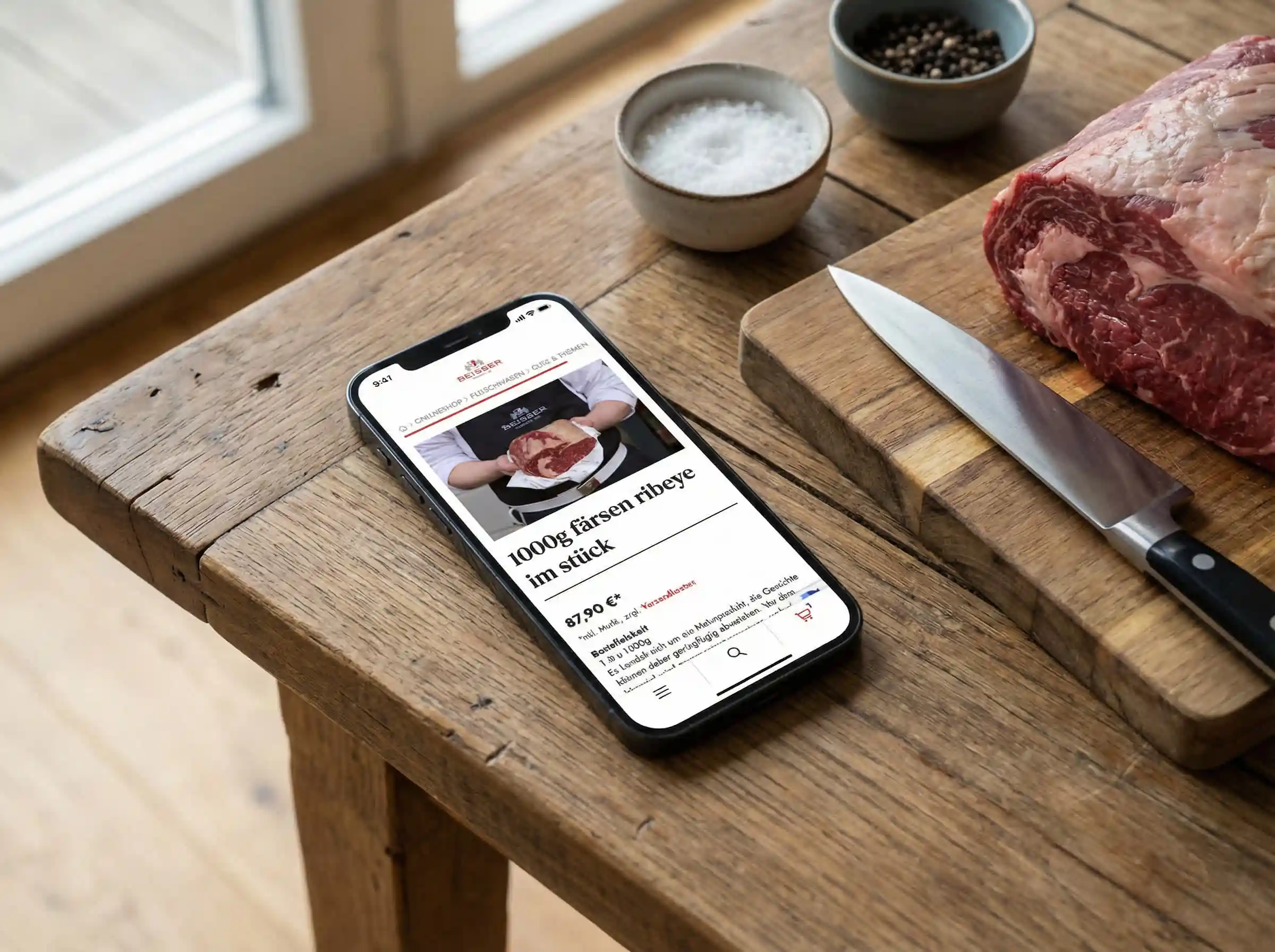 Das Fleisch ist willig – BEISSER.DE, Food