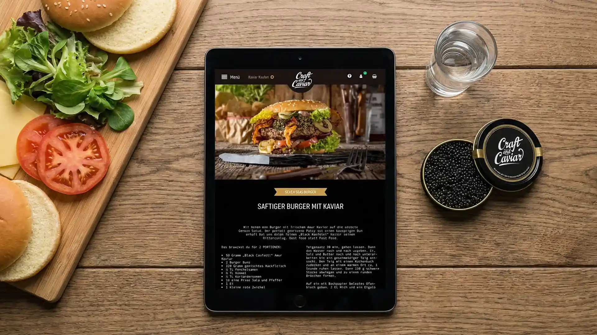 Black Confetti – Craft & Caviar, Food